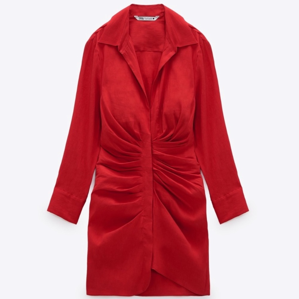 Zara Draped Line Dress